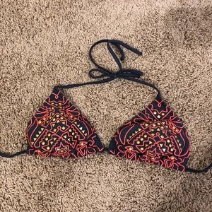 Target gold stud string bikini top